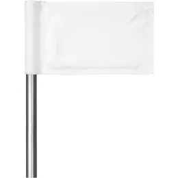 Hoppla Putting Green Flag Solid White